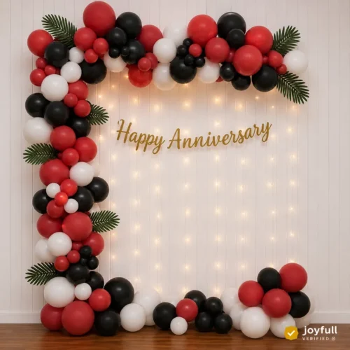 balloon decoration Anniversary Love Decor