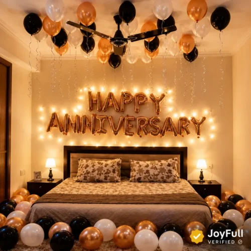 balloon decoration Anniversary Room Decor