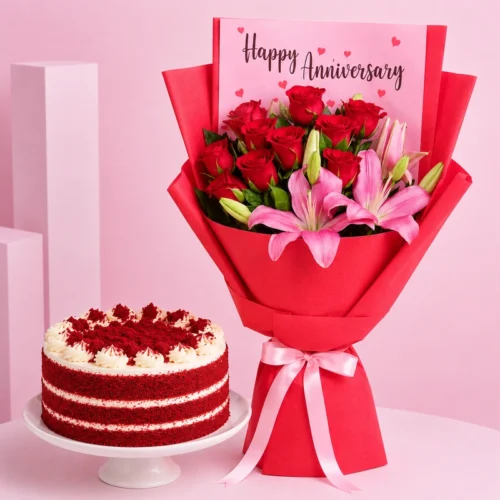 balloon decoration Anniversary Surprise Combo