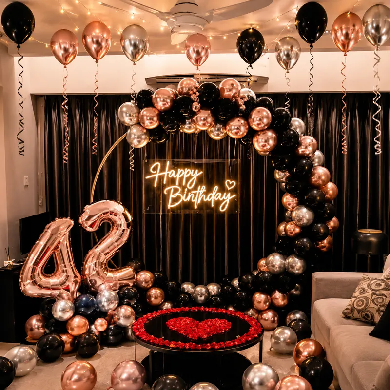 balloon decoration Birthday Ring Decor