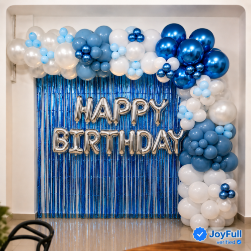 Blue Balloon Arch Decoration