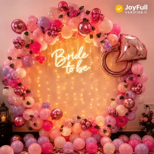 balloon decoration Blush Bride Decor