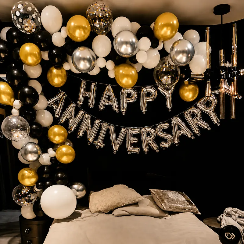 balloon decoration Classy Anniversary Decor