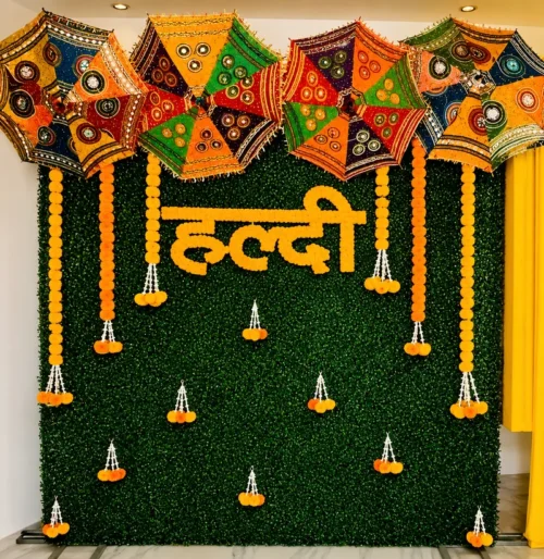 Trendy Haldi Decoration