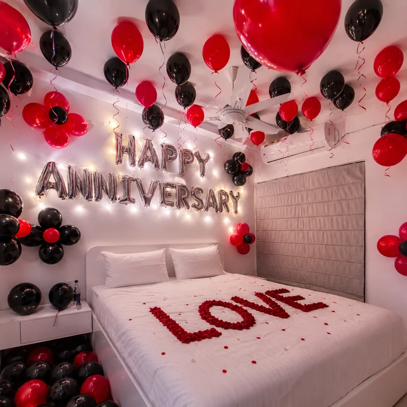 Romantic Anniversary Bed Decor 3 Romantic Anniversary Bed Decor