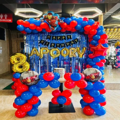 balloon decoration ironman birthday 800x800