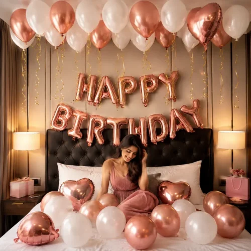 balloon decoration Birthday Bliss Room Decoration 1 1