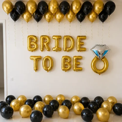 balloon decoration Bride To Be Room Decor