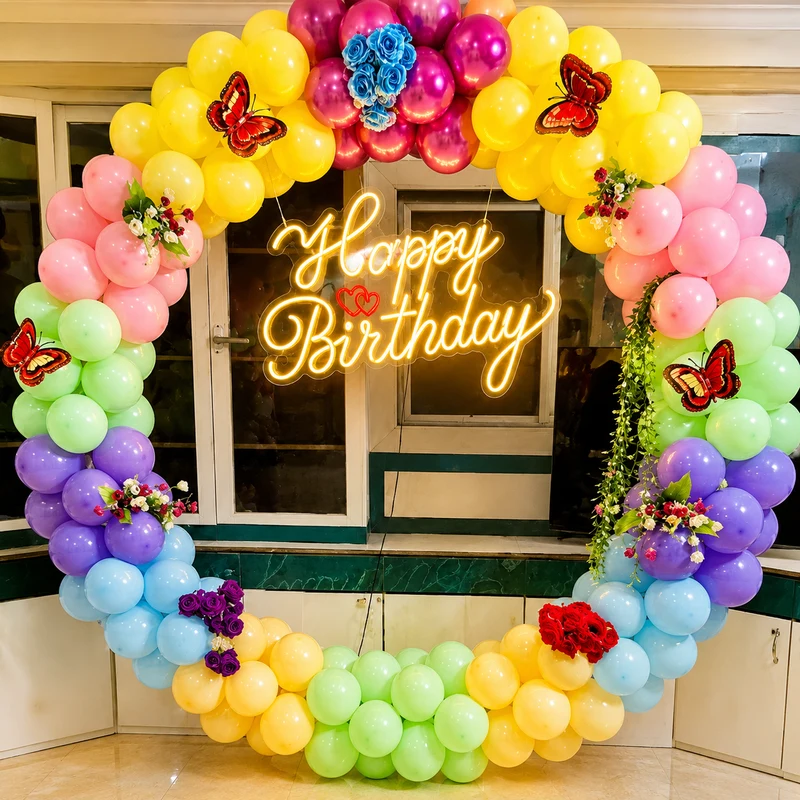 balloon decoration Butterfly Bliss Birthday Decor