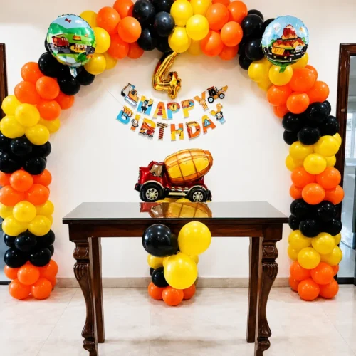 balloon decoration Constitution theme Birthday arch