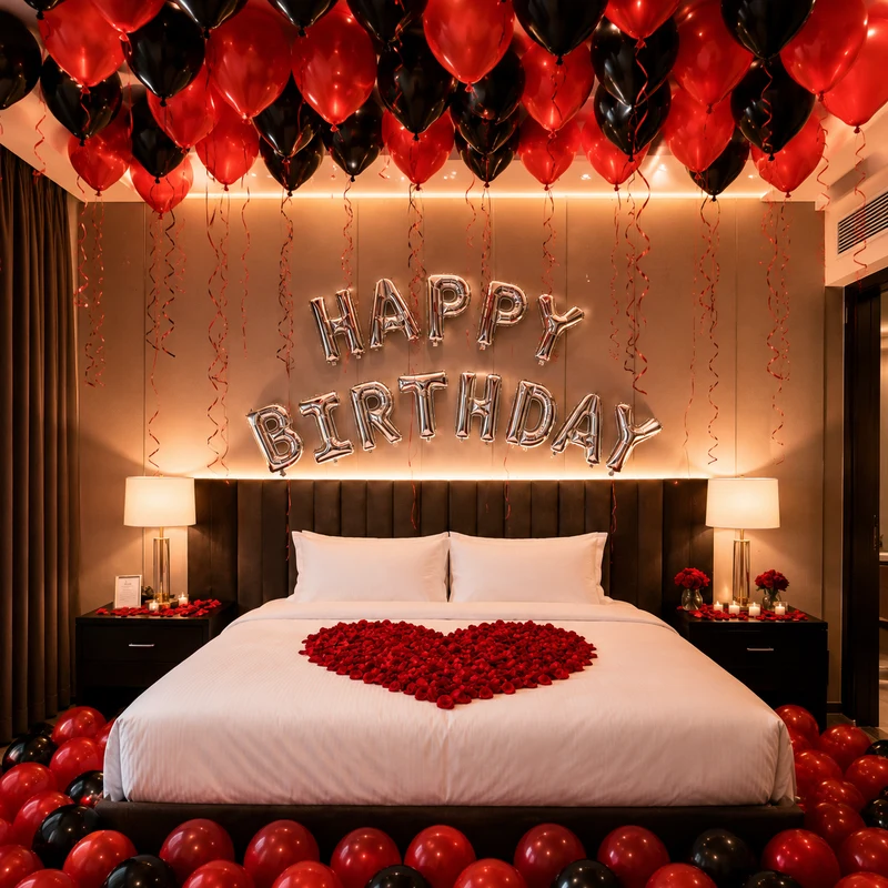 balloon decoration Couple Dream Room Decor