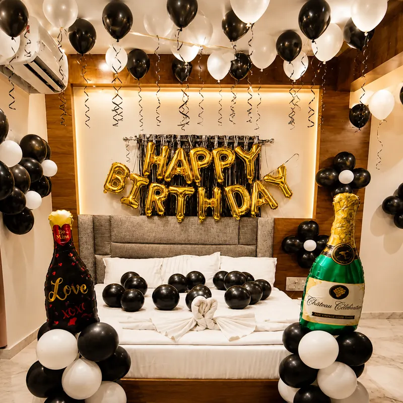 balloon decoration Couple Surprise Birthday Decor