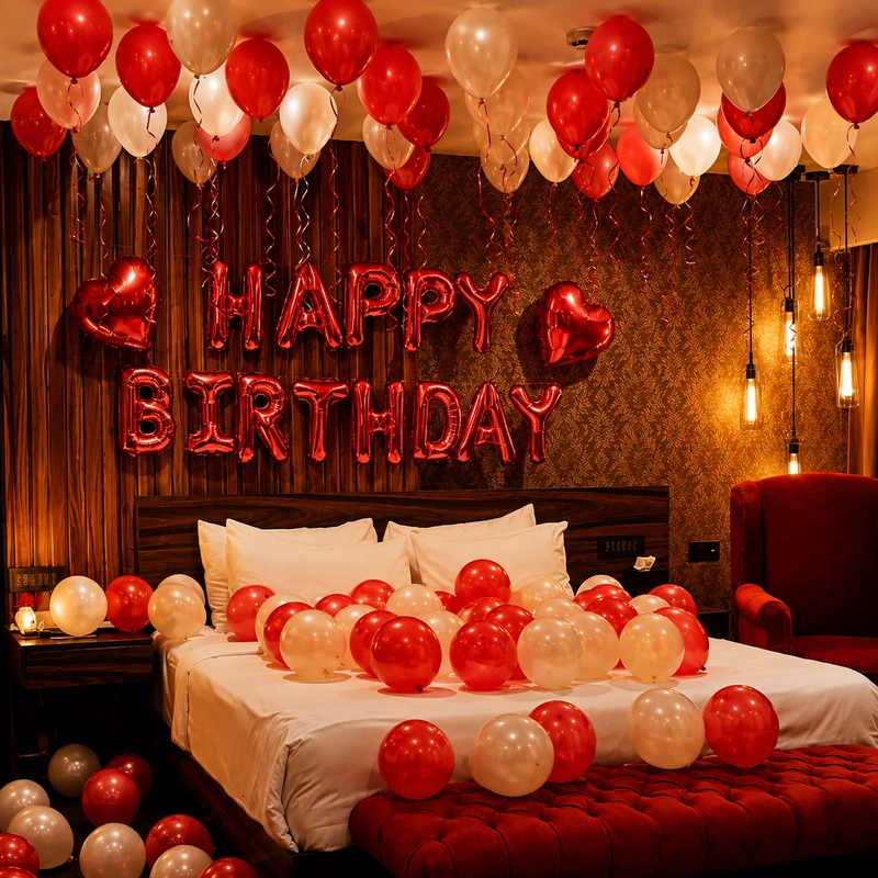 balloon decoration Elite Birthday Room Decoration