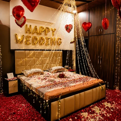 balloon decoration Happy Wedding Room Decoation