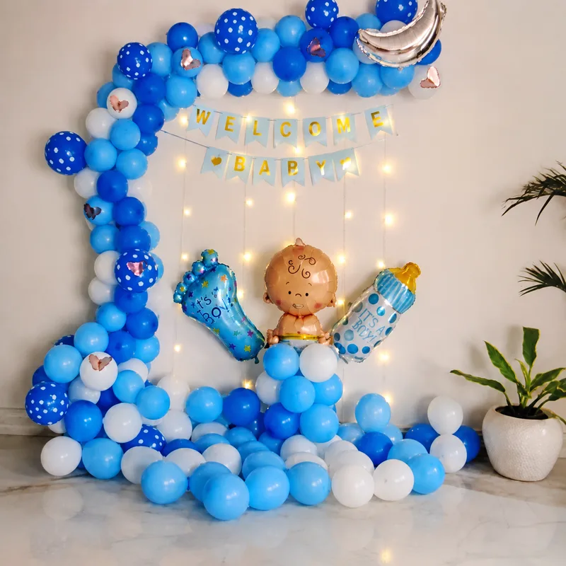 balloon decoration Little Prince Welcome setup