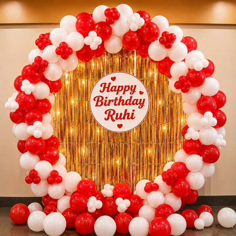 balloon decoration Premium Birthday Balloon Arch