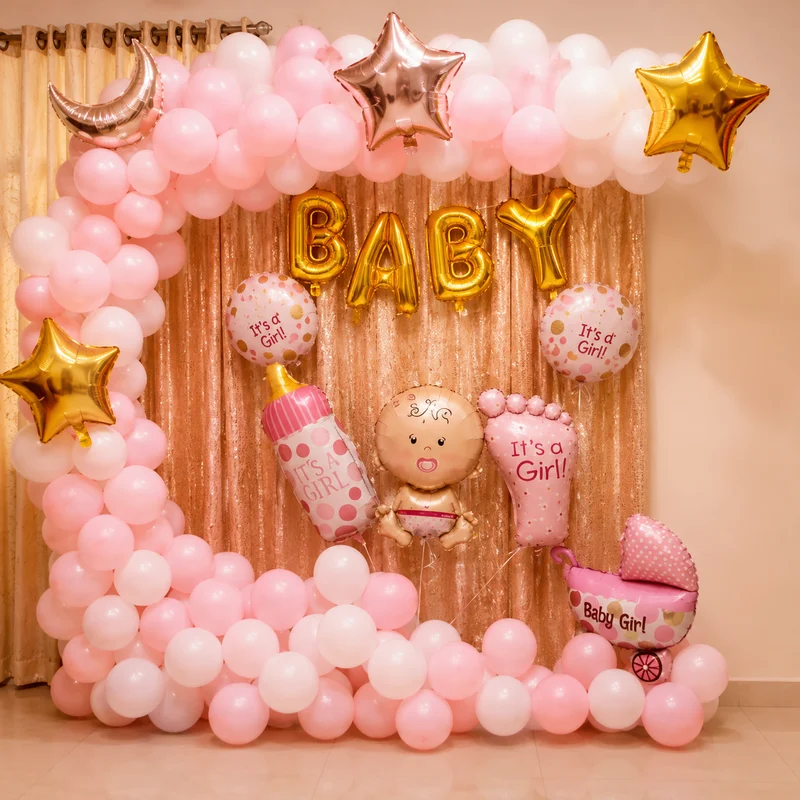 balloon decoration Surprise Welcome Baby Decor