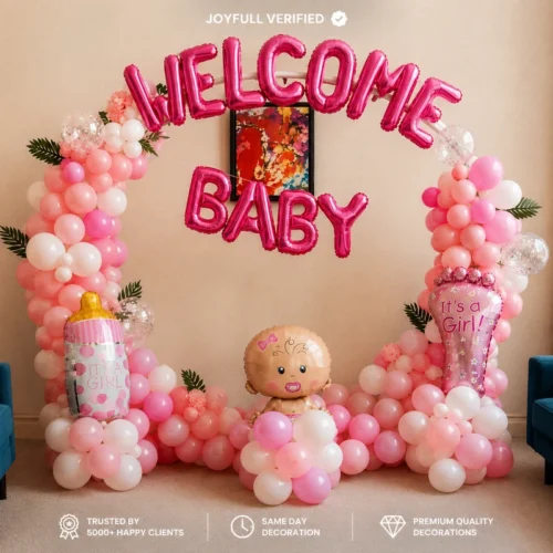 balloon decoration Baby Welcome Balloon Decor