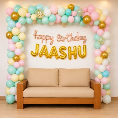 balloon decoration Pastel Balloon Arch