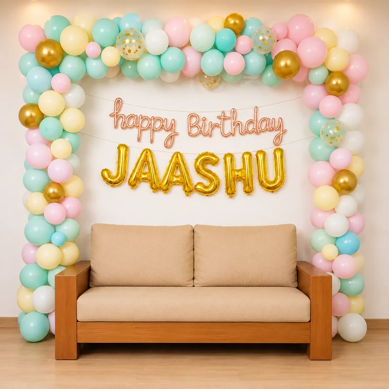 balloon decoration Pastel Balloon Arch