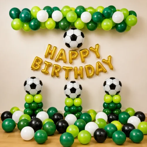 balloon decoration Simple Football Theme Decor