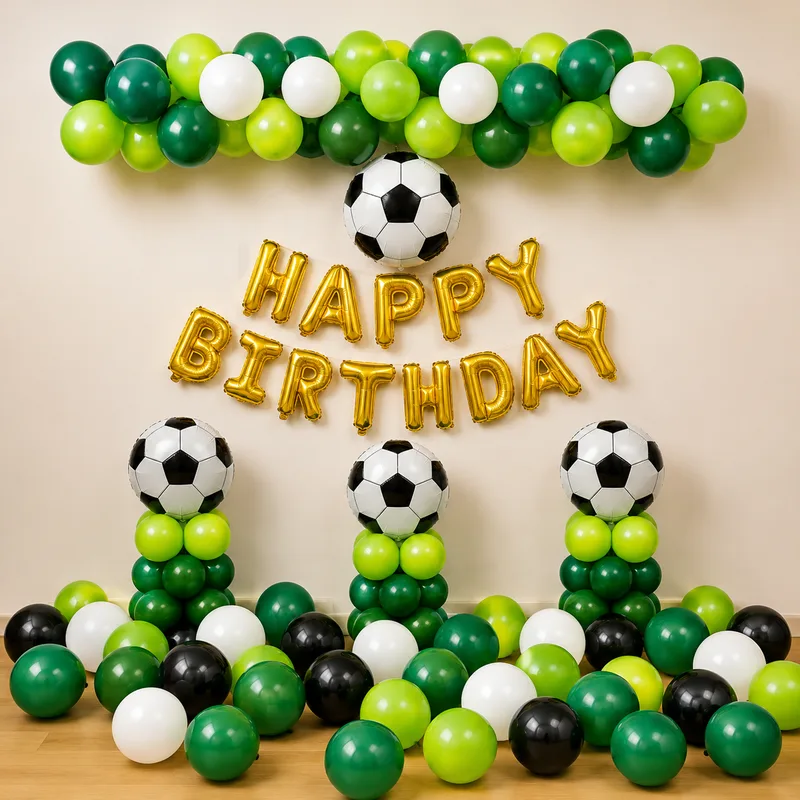balloon decoration Simple Football Theme Decor