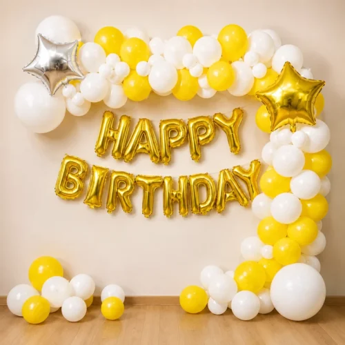 balloon decoration Yellow Balloon Arch Decoration