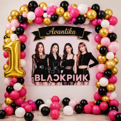 balloon decoration Blackpink Theme Decor