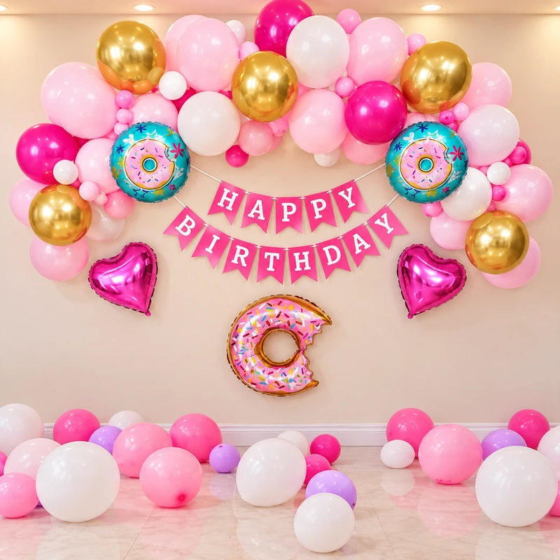 Donut Party Decoration 3 Donut Party Decoration