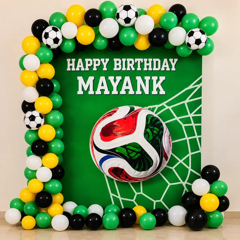 Football Theme Birthday Decor 3 Football Theme Birthday Decor